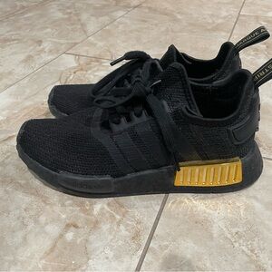 Adidas NMD R1 Black with Gold Accents